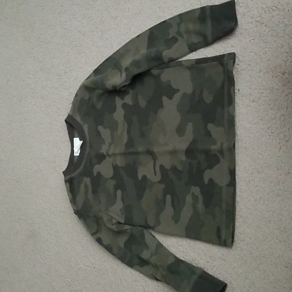 Cat & Jack Other - Cat & Jack Boy's Knit Camo Long Sleeve Shirt